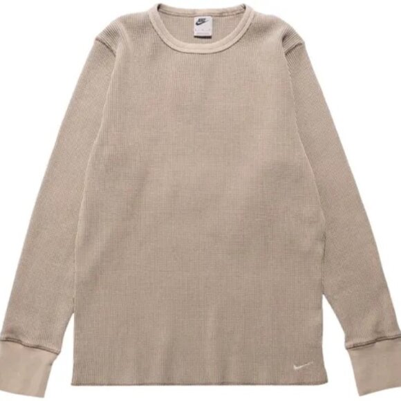 Nike Life Heavyweight Waffle Long Sleeve Top L - Picture 6 of 14